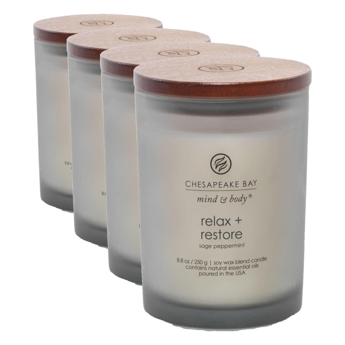 Chesapeake Bay Candle Mind & Body Collection Scented Candle, 8.8oz