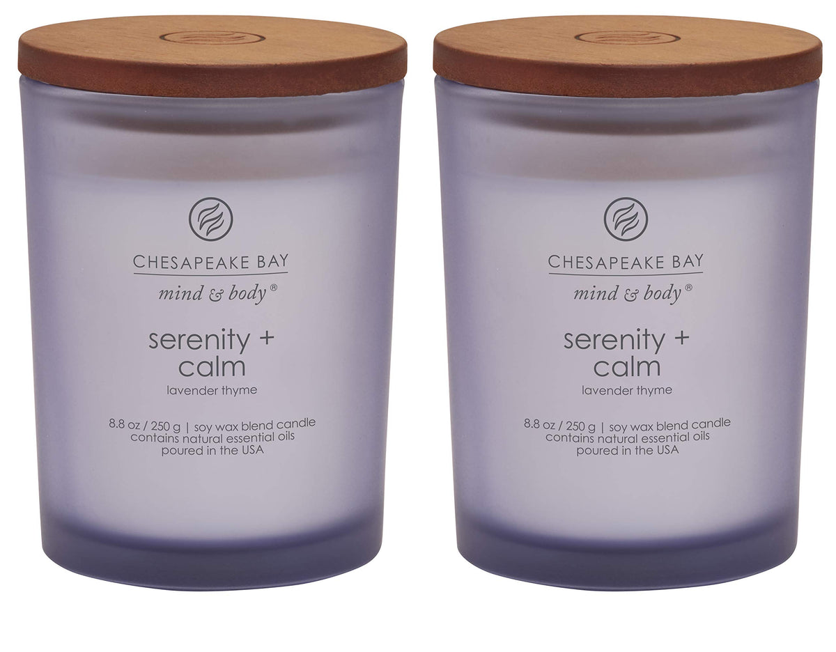 Chesapeake Bay Candle Mind & Body Collection Scented Candle, 8.8oz